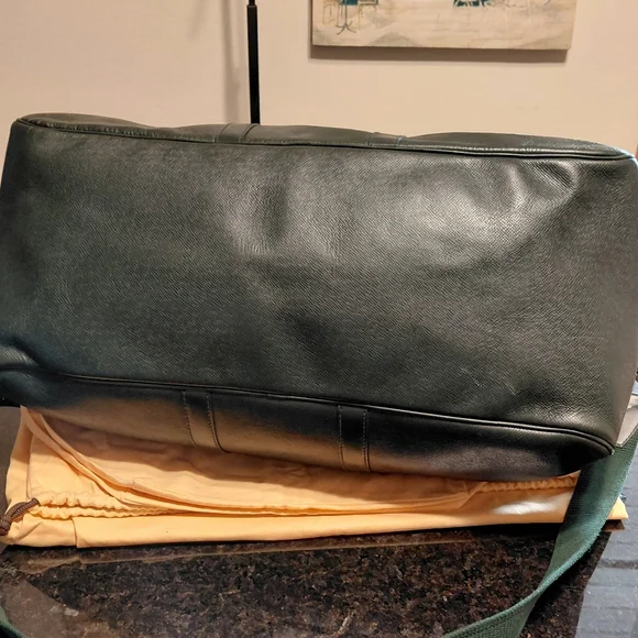 Louis Vuitton Kendall Green Taiga Leather Keepall Travel Bag Duffle VGVC - Picture 11 of 16